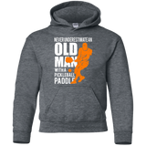 Mens Never Underestimate Old Man with Pickleball Paddle Youth Tshirt/LS/Sweatshirt/Hoodie