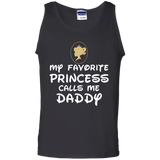 My Favorite Princess Calls Me Daddy Tank Top - TEEEVER - Black / S- Sleeveless -TeeEver.com