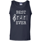 Best Dad Ever Music - Cute Funny Saying Fathers Day Gift Tank Top - TEEEVER - Navy / S- T-Shirts -TeeEver.com
