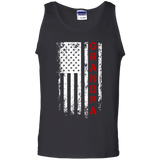 Father's Day Gift American red Grandpa flag Tank Top - TEEEVER - Black / S- T-Shirts -TeeEver.com