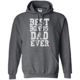 Best Bonus Dad Ever - Stepdad Step Father Day Varsity Hoodie - TEEEVER - Dark Heather / S- Hoodies -TeeEver.com