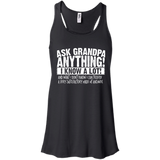 Mens Ask Grandpa Anything - Funny Gift for Father's Day Men/Women Tank top