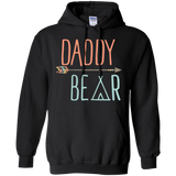 Mens Arrow Tribal Daddy Bear - Father's Day Hoodie - TEEEVER - Black / S- Sweatshirts -TeeEver.com