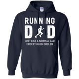 Running Dad Gifts For Father Runner Men Hoodie - TEEEVER - Navy / S- Hoodies -TeeEver.com