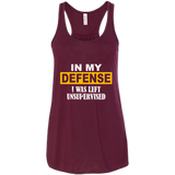 In My Defense I Was Left Unsupervised Men/Women Tank top