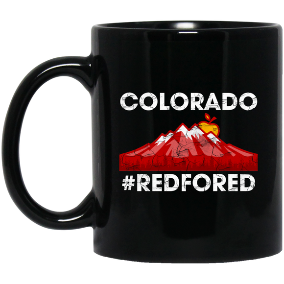 Red For Ed Colorado Teacher Protest Walkout MUGS