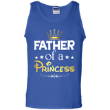 Daughter of A King Father of A Princess Matching Tank Top - TEEEVER - Royal / S- T-Shirts -TeeEver.com