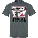 Father Of a Teenage Daughter T-Shirt - Dark Heather / S- Short Sleeve -TeeEver.com