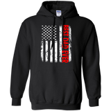 Men's Best Dad Ever American Flag - For Fathers Day Hoodie - TEEEVER - Black / S- Sweatshirts -TeeEver.com