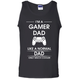 I'm A Gamer Dad Fathers Gift Advanced Warfare Console Gaming Tank Top - TEEEVER - Black / S- Sleeveless -TeeEver.com