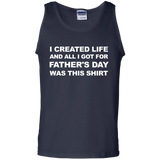 Fathers Day Gift from Wife Daughter Son Tank Top - TEEEVER - Navy / S- Sleeveless -TeeEver.com