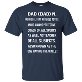 Mens Dad - Happy Father's Day Father's Day Gift T-Shirt - TEEEVER - Navy / S- Short Sleeve -TeeEver.com