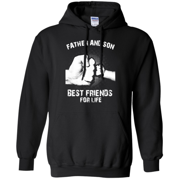 Dad - Father And Son Best Friends For Life Hoodie - TEEEVER - Black / S- Hoodies -TeeEver.com