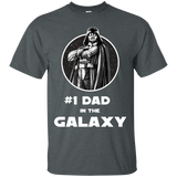 Star Wars Father's Day Darth Vader Best Dad Graphic T-Shirt - TEEEVER - Dark Heather / S- Short Sleeve -TeeEver.com