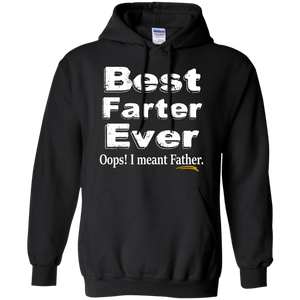 Best Farter, I Mean Father - Father's Day - Funny Hoodie - TEEEVER - Black / S- Hoodies -TeeEver.com