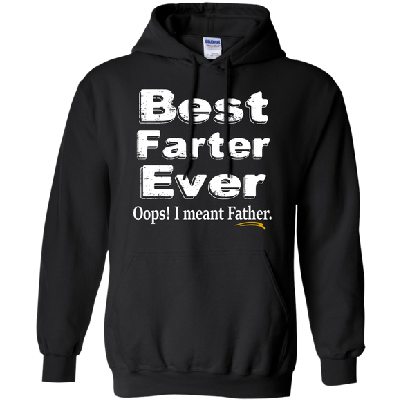 Best Farter, I Mean Father - Father's Day - Funny Hoodie - TEEEVER - Black / S- Hoodies -TeeEver.com