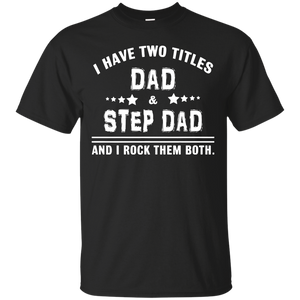 World's Best Step Dad T-Shirt - TEEEVER - Black / S- Short Sleeve -TeeEver.com