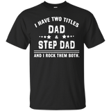 World's Best Step Dad T-Shirt - TEEEVER - Black / S- Short Sleeve -TeeEver.com