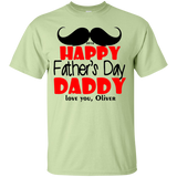 Happy Father's day Custom Ultra Cotton T-Shirt - Pistachio / S- Short Sleeve -TeeEver.com