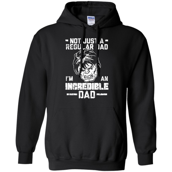 Father's Day Not Regular Dad Graphic Hoodie - TEEEVER - Black / S- Hoodies -TeeEver.com