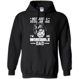 Father's Day Not Regular Dad Graphic Hoodie - TEEEVER - Black / S- Hoodies -TeeEver.com