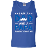 A Dad and A Papa. Funny Family - Daddy Fathers Day Gift Tank Top - TEEEVER - Royal / S- Sleeveless -TeeEver.com