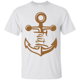 Anchored Faith, Black Lives Matter,Father's Day T-Shirt - White / S- Short Sleeve -TeeEver.com