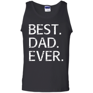 Best Dad Ever - Funny Fathers Day Gift Bonus Stepdads Tank Top - TEEEVER - Black / S- Sleeveless -TeeEver.com