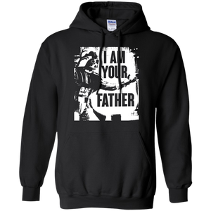 Star Wars Darth Vader Dad Spray Paint Graphic Hoodie - TEEEVER - Black / S- Sweatshirts -TeeEver.com