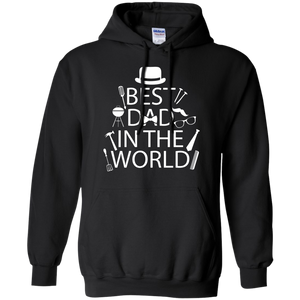 Best Dad In The World Fathers Day Tee BBQ Tools Hat Hoodie - TEEE - Black / S- Hoodies -TeeEver.com