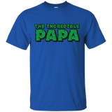 Men's The Incredible PAPA - Superhero Father's Day Gift T-Shirt - TEEEVER - Royal / S- T-Shirts -TeeEver.com