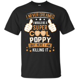 Men's Super Cool Poppy Fathers Day gifts for Poppy T-Shirt - TEEEVER - Black / S- Short Sleeve -TeeEver.com