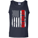Men's Best Dad Ever American Flag - For Fathers Day Tank Top - TEEEVER - Navy / S- T-Shirts -TeeEver.com