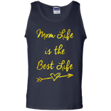 Mom Life is the best life - Great Mother's and Father's Day Tank Top - Teeever.com - Navy / S- Sleeveless -TeeEver.com
