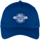 Father's day gift- world greatest farter i mean father - Five Panel Twill Cap - Royal / One Size- Hats -TeeEver.com
