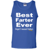 Best Farter, I Mean Father - Father's Day - Funny Tank Top - TEEEVER - Royal / S- Sleeveless -TeeEver.com