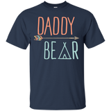 Mens Arrow Tribal Daddy Bear - Father's Day T-Shirt - TEEEVER - Navy / S- T-Shirts -TeeEver.com