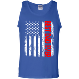 Men's Best Dad Ever American Flag - For Fathers Day Tank Top - TEEEVER - Royal / S- T-Shirts -TeeEver.com