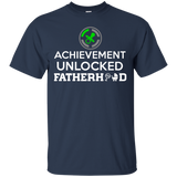Daddy Gamer Gift Dad To Be New - First Father's Day T-Shirt - TEEEVER - Navy / S- Short Sleeve -TeeEver.com