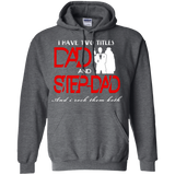 World's Best Step Dad Father's Day Gift Hoodie - TEEEVER - Dark Heather / S- Hoodies -TeeEver.com