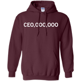 CEO,OOO,OOO - Millionaire Entrepreneur T-shirt Funny Business Pullover Hoodie 8 oz - Maroon / S- Hoodies -TeeEver.com