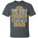 Great Gifts For Father's Day. Funny - For Engineer Dad T-Shirt - TEEEVER - Dark Heather / S- Short Sleeve -TeeEver.com