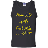Mom Life is the best life - Great Mother's and Father's Day Tank Top - Teeever.com - Black / S- Sleeveless -TeeEver.com