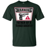 Father Of a Teenage Daughter T-Shirt - Forest Green / S- Short Sleeve -TeeEver.com