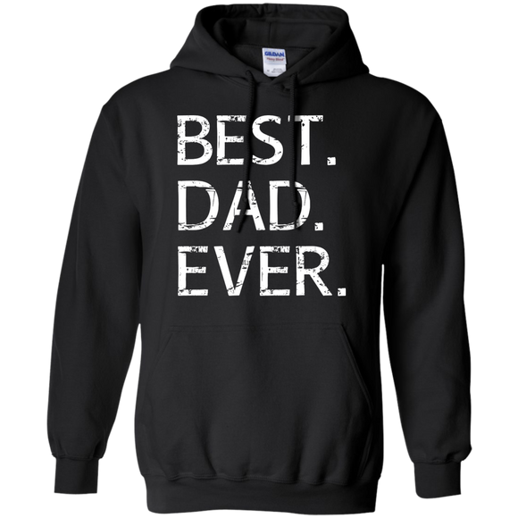 Best Dad Ever - Funny Fathers Day Gift Bonus Stepdads Hoodie - TEEEVER - Black / S- Hoodies -TeeEver.com