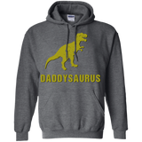 Daddysaurus Shirt Funny Fathers Day Gift from Kids Toddler Hoodie - TEEEVER - Dark Heather / S- Sweatshirts -TeeEver.com