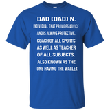 Mens Dad - Happy Father's Day Father's Day Gift T-Shirt - TEEEVER - Royal / S- Short Sleeve -TeeEver.com