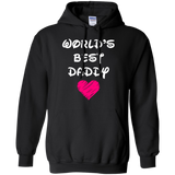 Happy Father's Day - Worlds Best DADDY Hoodie - TEEEVER - Black / S- Hoodies -TeeEver.com