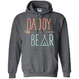 Mens Arrow Tribal Daddy Bear - Father's Day Hoodie - TEEEVER - Dark Heather / S- Sweatshirts -TeeEver.com