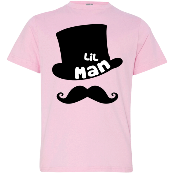 Father's Day - Big Man Little Man for Son - Jersey Tee - TEEEVER - Youth Jersey Tee / Pink / YXS- Apparel -TeeEver.com
